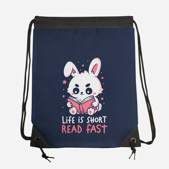 Life Is Short Read Fast-None-Drawstring-Bag-koalastudio