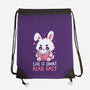 Life Is Short Read Fast-None-Drawstring-Bag-koalastudio