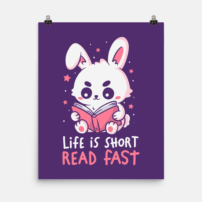Life Is Short Read Fast-None-Matte-Poster-koalastudio