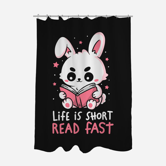 Life Is Short Read Fast-None-Polyester-Shower Curtain-koalastudio
