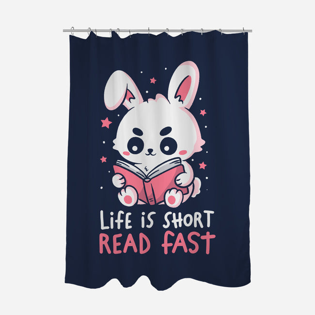 Life Is Short Read Fast-None-Polyester-Shower Curtain-koalastudio