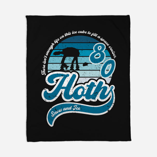 Vintage Snow And Ice-None-Fleece-Blanket-DrMonekers