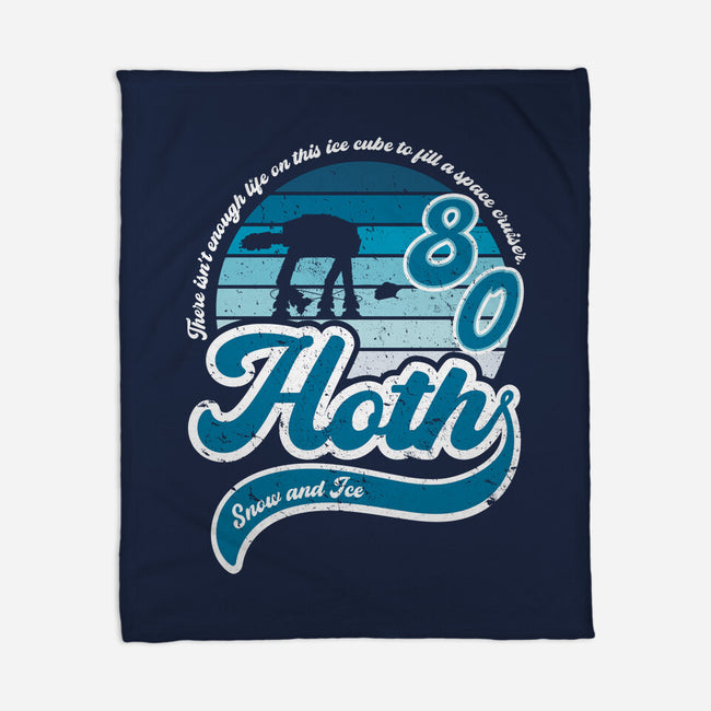 Vintage Snow And Ice-None-Fleece-Blanket-DrMonekers