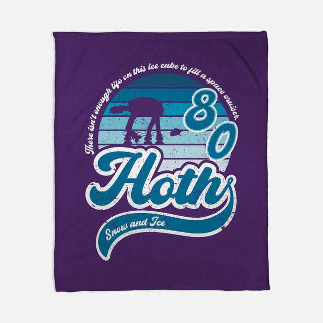 Vintage Snow And Ice-None-Fleece-Blanket-DrMonekers