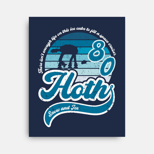 Vintage Snow And Ice-None-Stretched-Canvas-DrMonekers