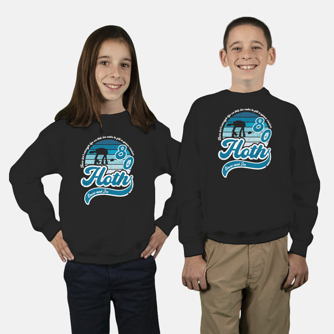 Vintage Snow And Ice-Youth-Crew Neck-Sweatshirt-DrMonekers