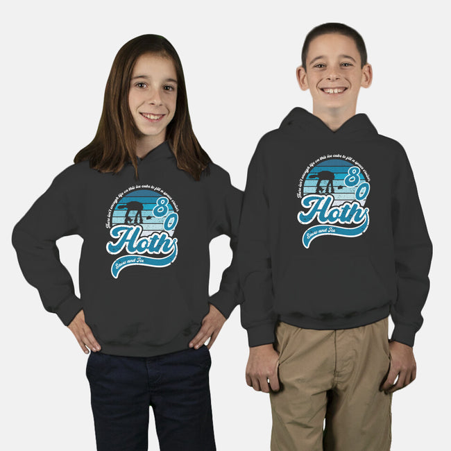 Vintage Snow And Ice-Youth-Pullover-Sweatshirt-DrMonekers
