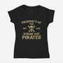 Straw Hat Pirates-Womens-V-Neck-Tee-kg07