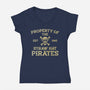 Straw Hat Pirates-Womens-V-Neck-Tee-kg07