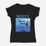 Derpymind-Womens-V-Neck-Tee-joerawks