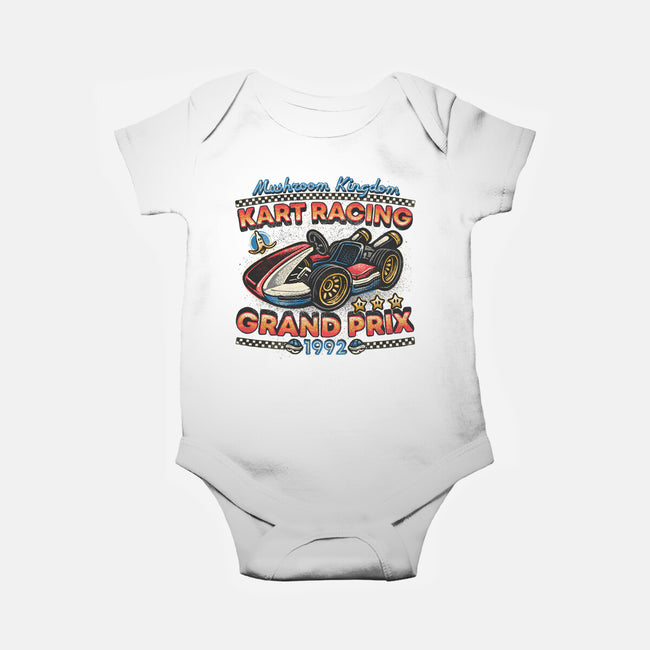 Kart Racing Grand Prix-Baby-Basic-Onesie-glitchygorilla