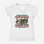Kart Racing Grand Prix-Womens-V-Neck-Tee-glitchygorilla