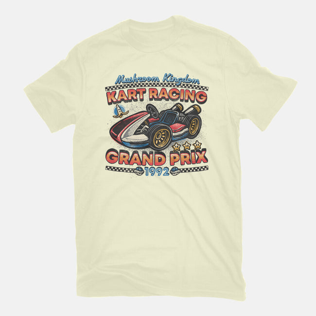 Kart Racing Grand Prix-Mens-Basic-Tee-glitchygorilla