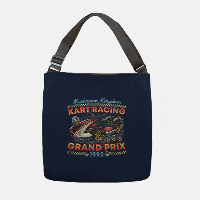 Kart Racing Grand Prix-None-Adjustable Tote-Bag-glitchygorilla