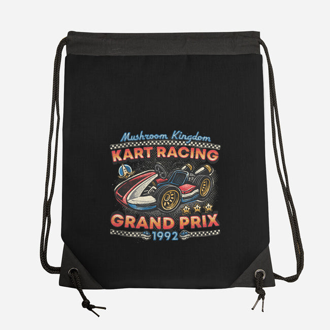 Kart Racing Grand Prix-None-Drawstring-Bag-glitchygorilla