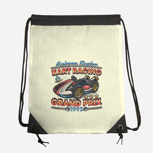 Kart Racing Grand Prix-None-Drawstring-Bag-glitchygorilla