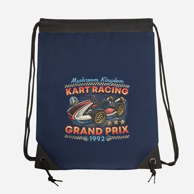 Kart Racing Grand Prix-None-Drawstring-Bag-glitchygorilla