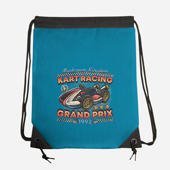 Kart Racing Grand Prix-None-Drawstring-Bag-glitchygorilla
