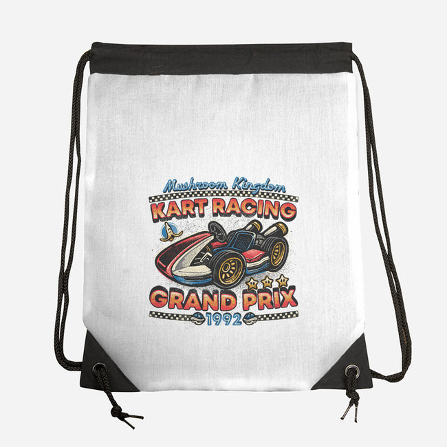 Kart Racing Grand Prix-None-Drawstring-Bag-glitchygorilla
