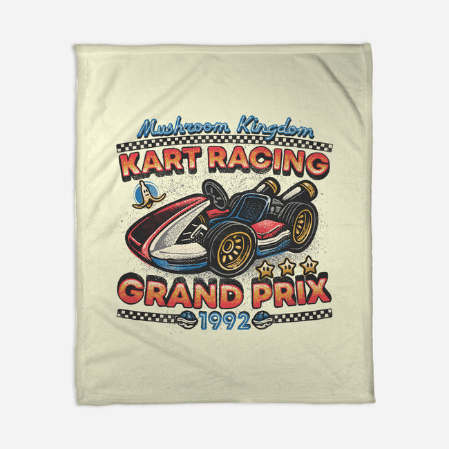Kart Racing Grand Prix-None-Fleece-Blanket-glitchygorilla