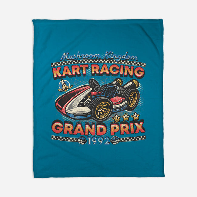 Kart Racing Grand Prix-None-Fleece-Blanket-glitchygorilla