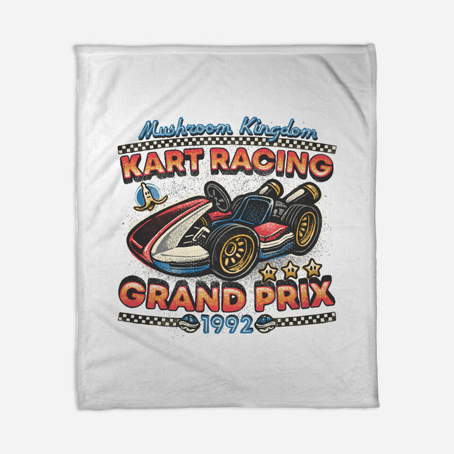 Kart Racing Grand Prix-None-Fleece-Blanket-glitchygorilla