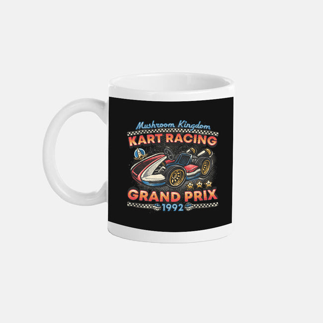 Kart Racing Grand Prix-None-Mug-Drinkware-glitchygorilla