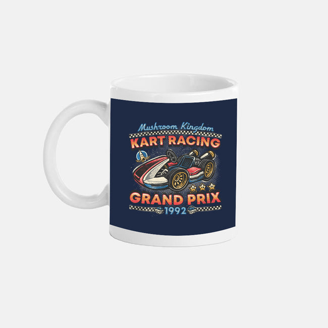 Kart Racing Grand Prix-None-Mug-Drinkware-glitchygorilla