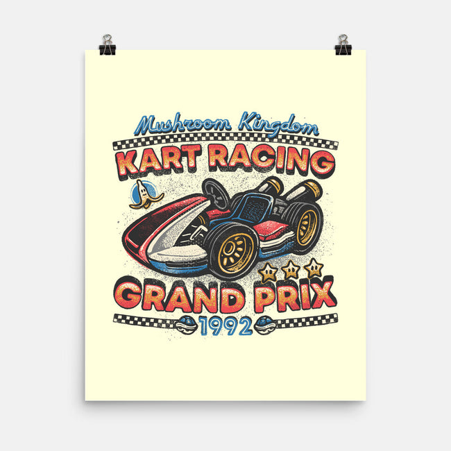 Kart Racing Grand Prix-None-Matte-Poster-glitchygorilla