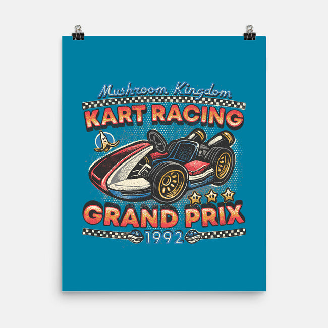 Kart Racing Grand Prix-None-Matte-Poster-glitchygorilla