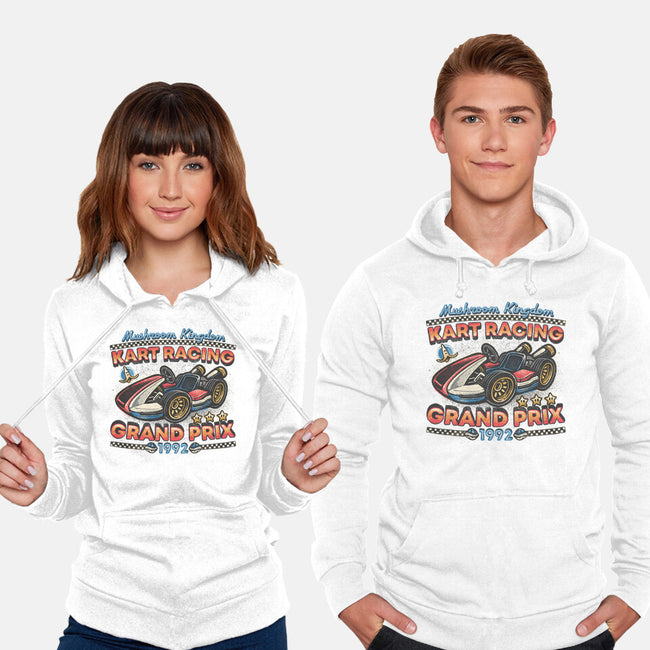 Kart Racing Grand Prix-Unisex-Pullover-Sweatshirt-glitchygorilla