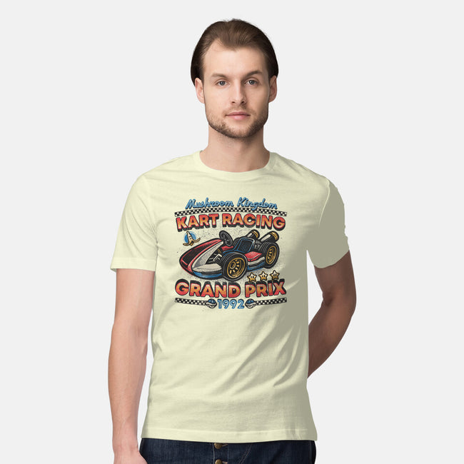 Kart Racing Grand Prix-Mens-Premium-Tee-glitchygorilla