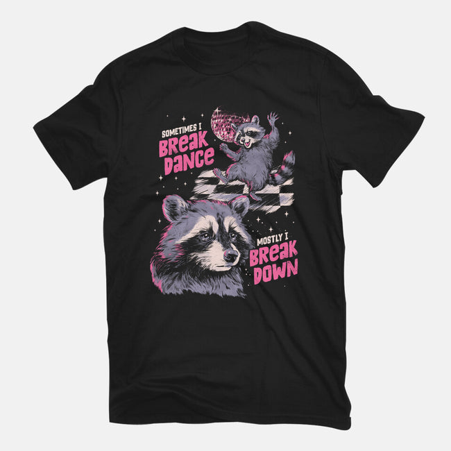 Mostly I Break Down-Mens-Heavyweight-Tee-eduely