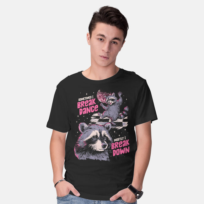 Mostly I Break Down-Mens-Basic-Tee-eduely