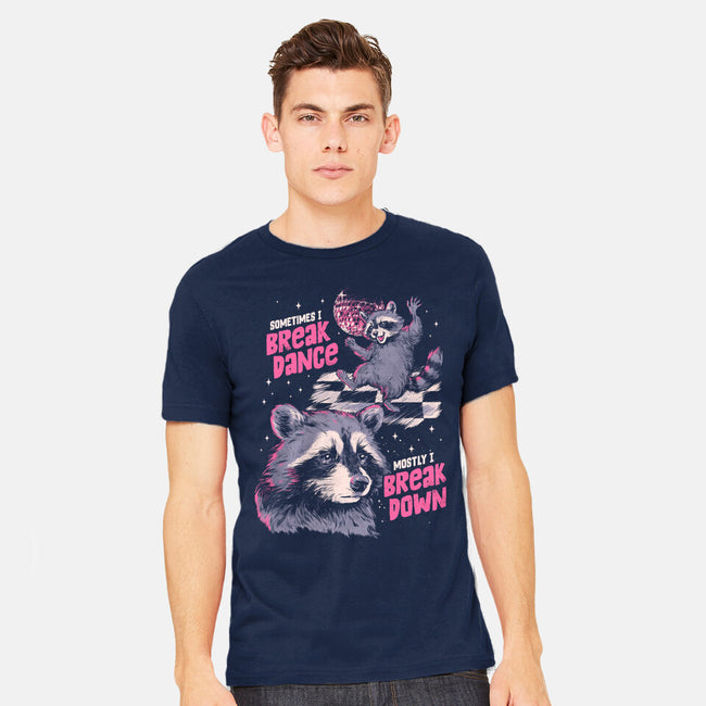 Mostly I Break Down-Mens-Heavyweight-Tee-eduely
