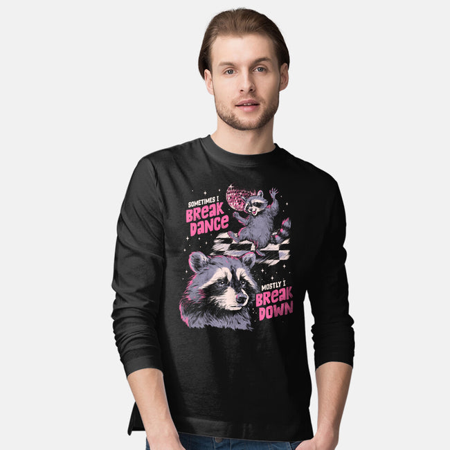 Mostly I Break Down-Mens-Long Sleeved-Tee-eduely