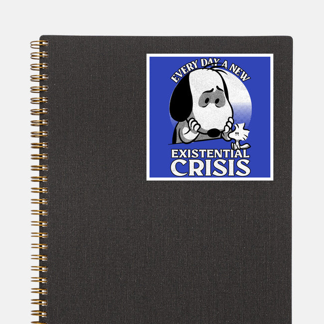 Existential Crisis Dog-None-Glossy-Sticker-Studio Mootant