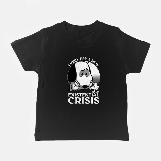 Existential Crisis Dog-Baby-Basic-Tee-Studio Mootant