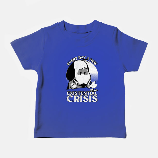 Existential Crisis Dog-Baby-Basic-Tee-Studio Mootant