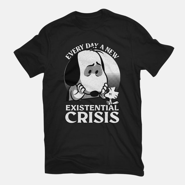 Existential Crisis Dog-Womens-Fitted-Tee-Studio Mootant