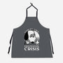 Existential Crisis Dog-Unisex-Kitchen-Apron-Studio Mootant