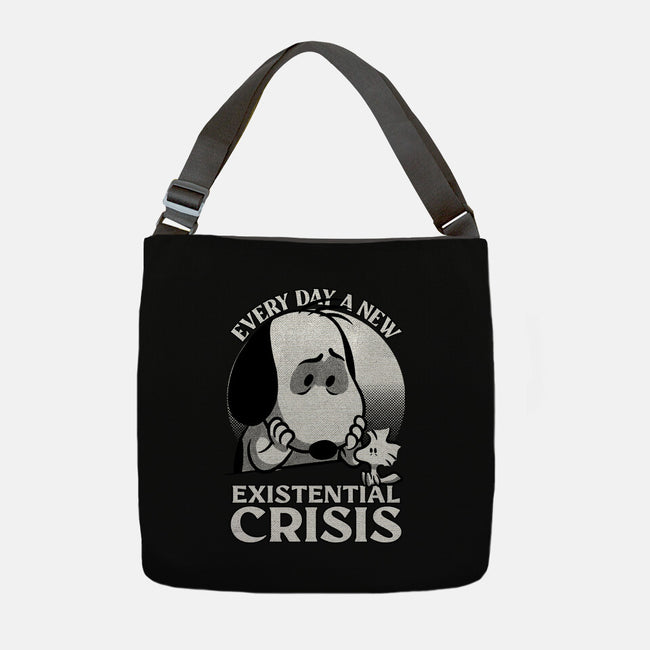 Existential Crisis Dog-None-Adjustable Tote-Bag-Studio Mootant