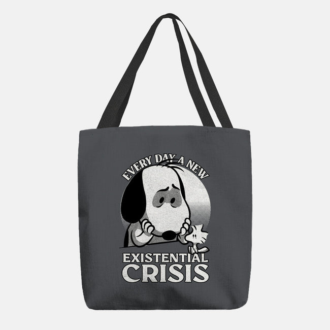Existential Crisis Dog-None-Basic Tote-Bag-Studio Mootant