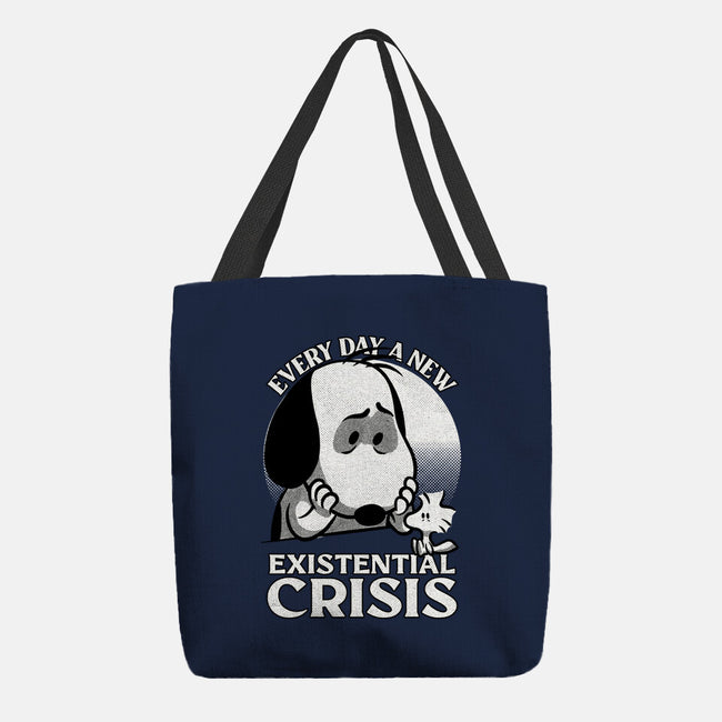 Existential Crisis Dog-None-Basic Tote-Bag-Studio Mootant