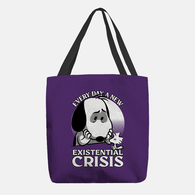 Existential Crisis Dog-None-Basic Tote-Bag-Studio Mootant