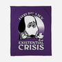 Existential Crisis Dog-None-Fleece-Blanket-Studio Mootant
