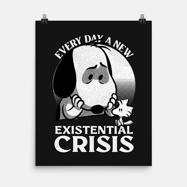 Existential Crisis Dog-None-Matte-Poster-Studio Mootant