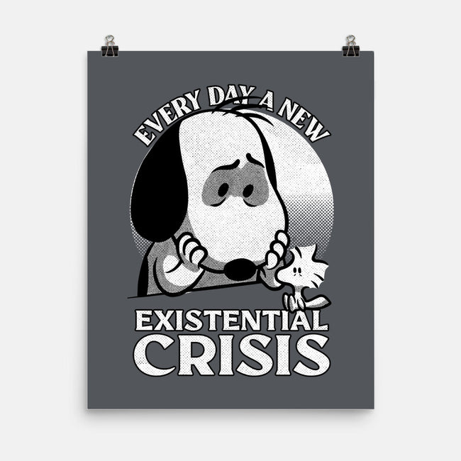 Existential Crisis Dog-None-Matte-Poster-Studio Mootant