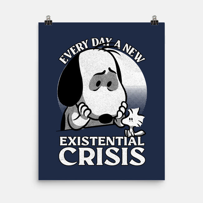 Existential Crisis Dog-None-Matte-Poster-Studio Mootant