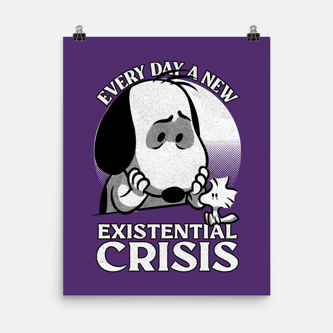 Existential Crisis Dog-None-Matte-Poster-Studio Mootant